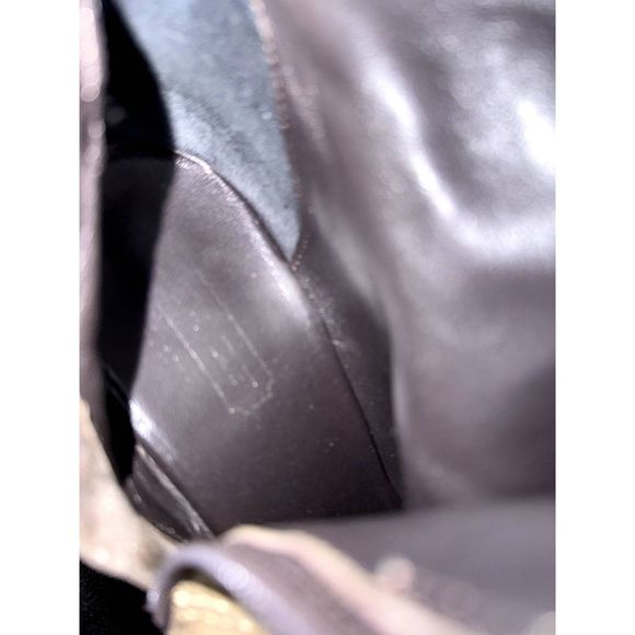 Coach Robynn Womens Size 8 Tan Suede Buckle Strap High Heel Boots Made in Italy - Picture 5 of 5